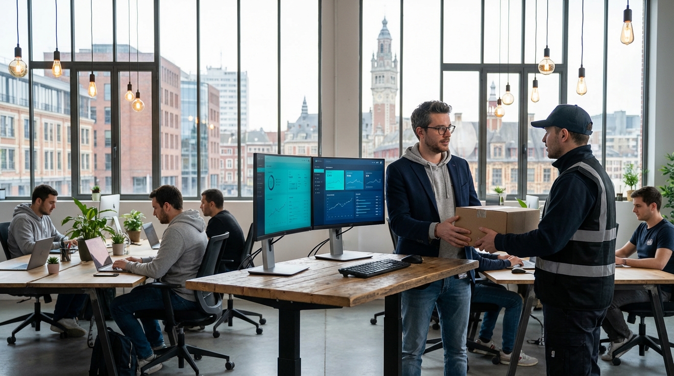 Coursier Entreprise Lille : PME du Nord